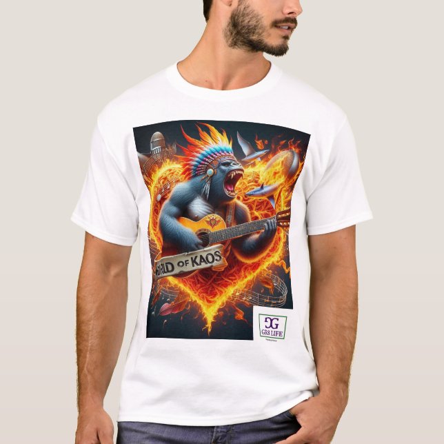 GR8 Life x World of Kaos T-Shirt (Front)