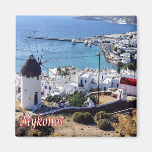 GR - Greece - Mykonos - Panorama Magnet