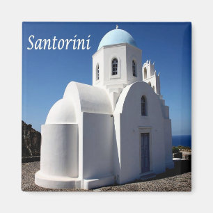 GR - Greece - Santorini Thera-Church Saint Athena Magnet