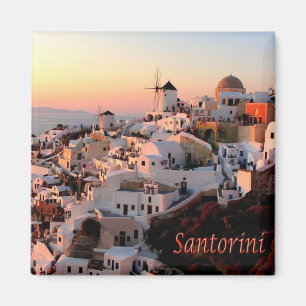 GR - Greece - Santorini Thera - Oia Sunset Magnet