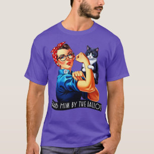 Grab Him By The Ballot Kamala 2024 Funny Election T-Shirt