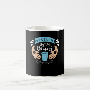 Grab Life By The Beans Coffee Design Coffee Mug
