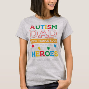 Grab this cute Autism Dad Heroes Im Raising Mine T T-Shirt