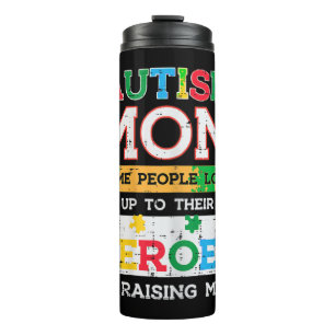 Grab this cute Autism Mum Heroes Raising Mine T-Sh Thermal Tumbler