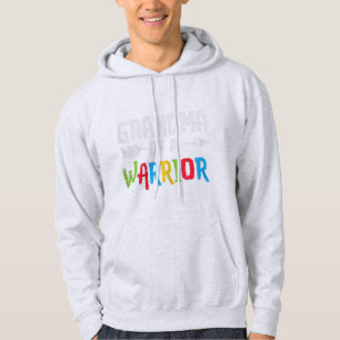 Grab this cute Grandma Of A Warrior T-Shirt for me Hoodie