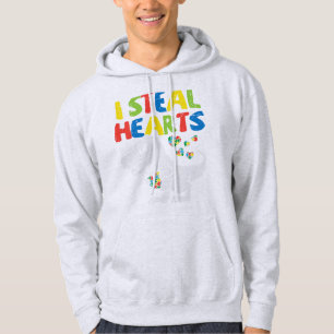 Grab this cute I Steal Hearts Trex Dinosaur T-Shir Hoodie