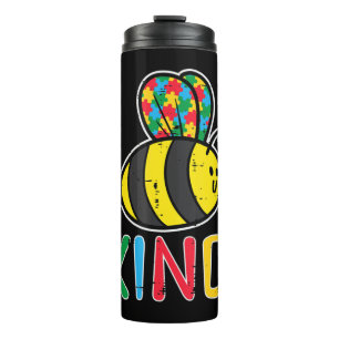Grab this cute Puzzle Bee Kind T-Shirt for men, wo Thermal Tumbler