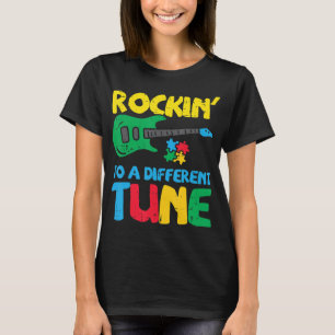 Grab this cute Rockin To Different Tune Guitar T-S T-Shirt