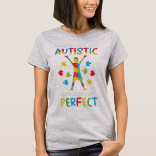 Grab this cute Society Say Im Autistic God Says Pe T-Shirt