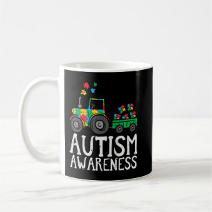Grab this cute Tractor Autism Awareness T-Shirt fo Coffee Mug