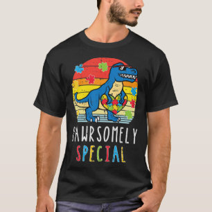 Grab this cute Trex Dino Rawrsomely Special T-Shir T-Shirt
