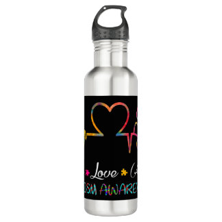 Grab This "Live Love Accept Autism Awareness" As a 710 Ml Water Bottle