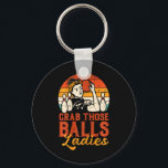 Grab Those Ladies Bowling Vintage Bowler Mum Women Key Ring<br><div class="desc">Grab Those Ladies Bowling Vintage Bowler Mum Women</div>