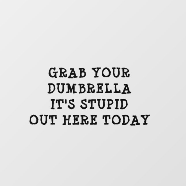 Grab Your Dumbrella Car  (Sheet)