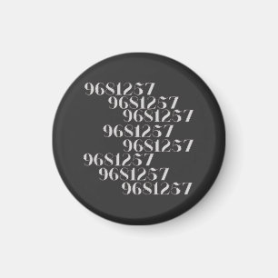 Grabovoi 9681257 Numbers Magnet