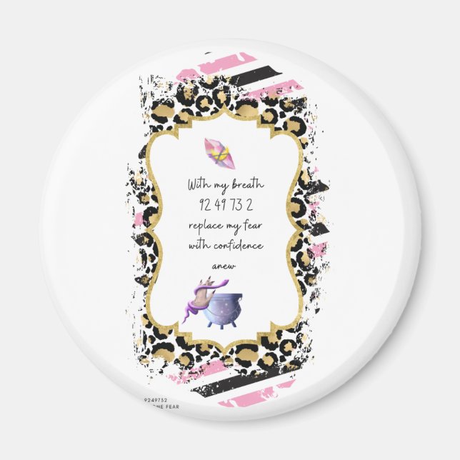 Grabovoi Numbers for Freedom from Fear Magnet (Front)