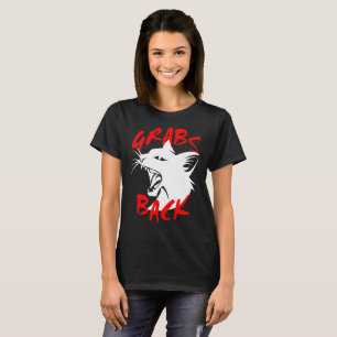 Grabs Back Women’s Basic Dark T-Shirt