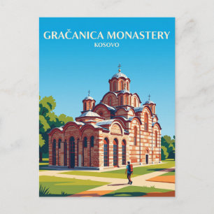 Gračanica Monastery Kosovo Postcard