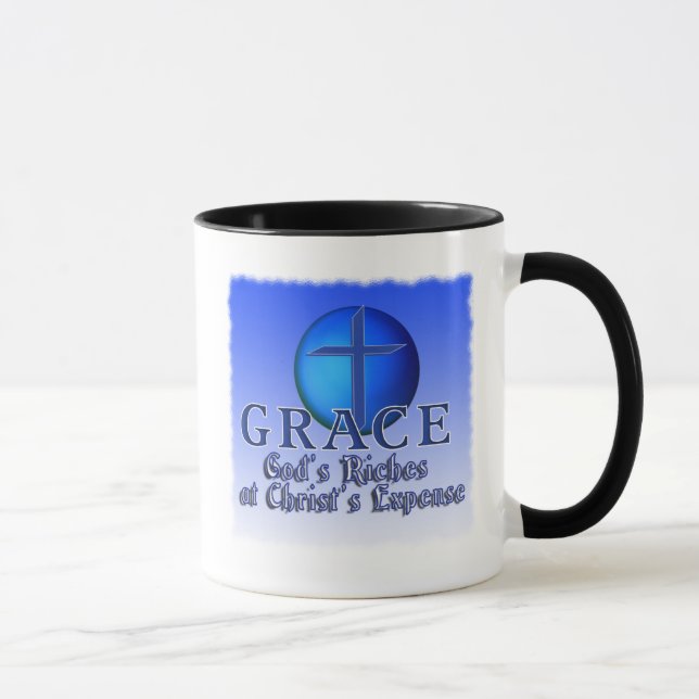 GRACE ACRONYM -GOD'S RICHES AT CHRIST'S EXPENSE MUG (Right)