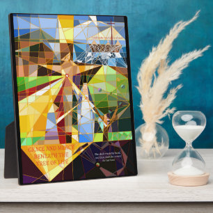 Grace and Mercy Tree of Life Christian art Plaque