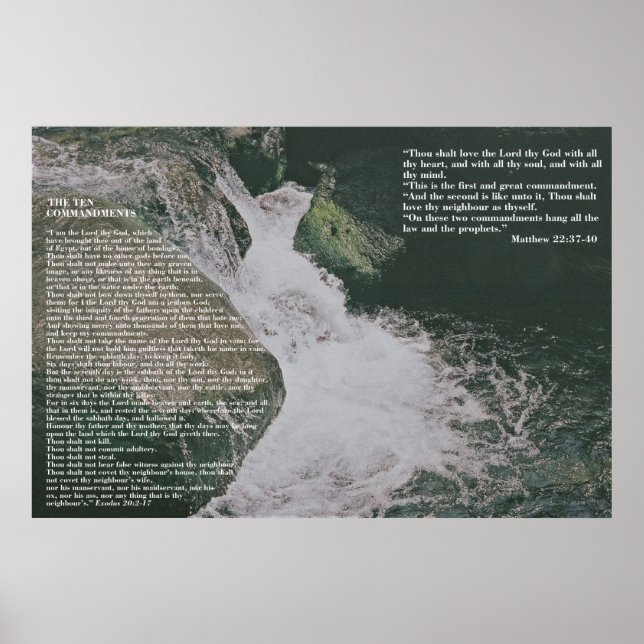 Grace and Truth Scripture Poster (Front)