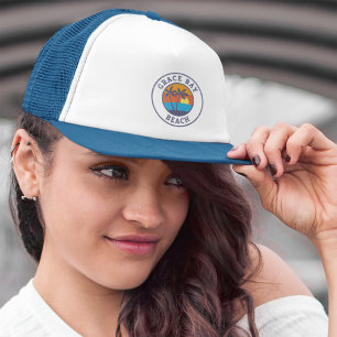 Grace Bay Beach, Turks And Caicos Faded Classic St Trucker Hat