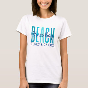 Grace Bay Beach Turks and Caicos (Ocean) T-Shirt