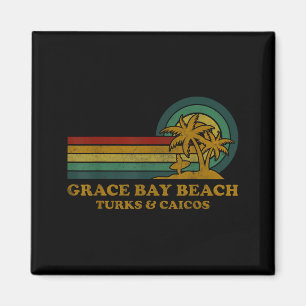 Grace Bay Beach Turks Caicos Family Summer Magnet