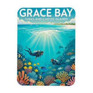 Grace Bay, Providenciales Turks and Caicos Islands Magnet