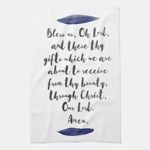 Grace Before Meals Tea Towel