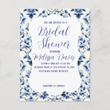 Grace Chinoiserie Bridal Shower Invitation