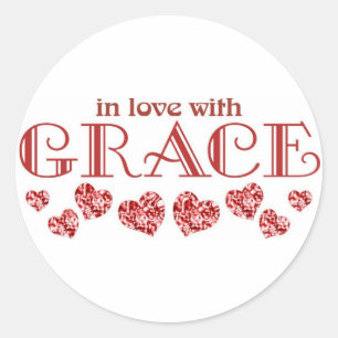 Grace Classic Round Sticker