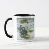 Grace Darling (1815-41) and her father rescuing su