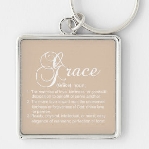 Grace Definition Keychain