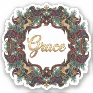 Grace Elegant Tartan Ribbon