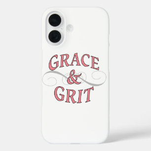 Grace & Grit in Pink and Grey iPhone 16 Case