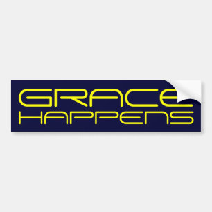 Grace Happens bumper sticker
