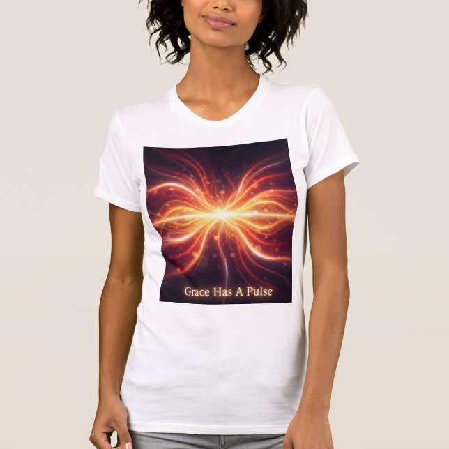 Grace Has A Pulse Abstract Energy Art T-Shirt (Front)