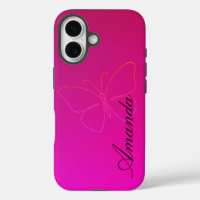 Grace in a Line: Butterfly Silhouette