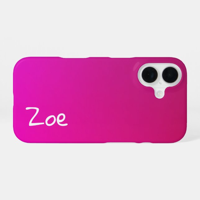 Grace in a Line: Butterfly Silhouette iPhone 16 Case (Back Horizontal)