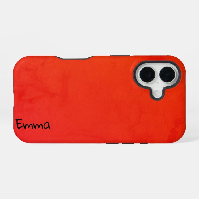 Grace in a Line: Butterfly Silhouette iPhone 16 Case (Back Horizontal)
