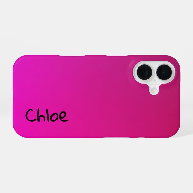Grace in a Line: Butterfly Silhouette iPhone 16 Case (Back Horizontal)