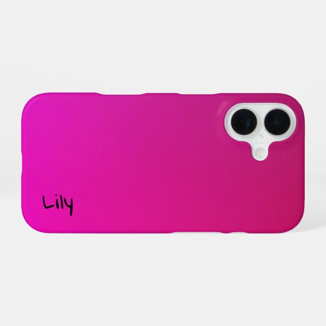 Grace in a Line: Butterfly Silhouette iPhone 16 Case (Back Horizontal)