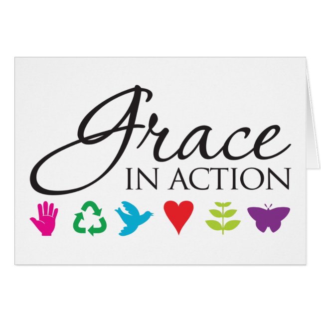 Grace in Action Card (Front Horizontal)