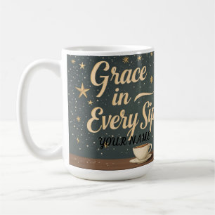 Grace In Every Sip 2 (color) Coffee Mug