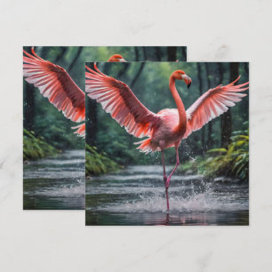 Grace in Flight: The Pink Flamingos Riverdance