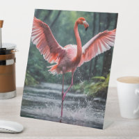 Grace in Flight: The Pink Flamingos Riverdance