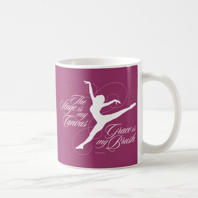 Grace Is My Brush (Dance) Coffee Mug (Right)