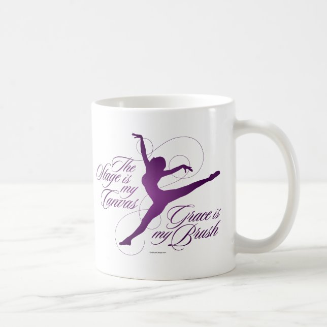 Grace Is My Brush (Dance) Coffee Mug (Right)