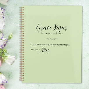 Grace Keeper Easter Planner - Lime Cream Cover